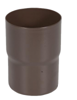 Соединитель трубы, сталь, d-100 мм, коричневый, Aquasystem