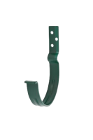 Крюк крепления желоба короткий, сталь, d-125 мм, зеленый, Aquasystem