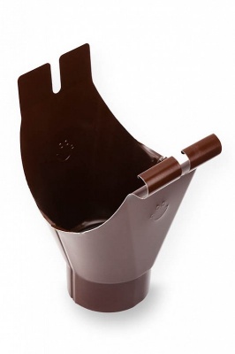 Детальное фото воронка stal, 124(120)/90 мм, цвет темно-коричневый, galeco