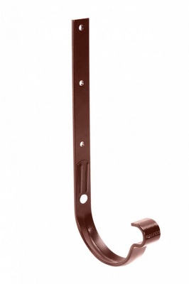 Детальное фото метал. кронштейн длинный усиленный stal, 124(120)/900 мм, цвет темно-коричневый, galeco