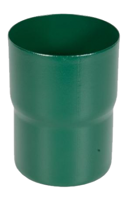 Детальное фото соединитель трубы, сталь, d-90 мм, зеленый, aquasystem